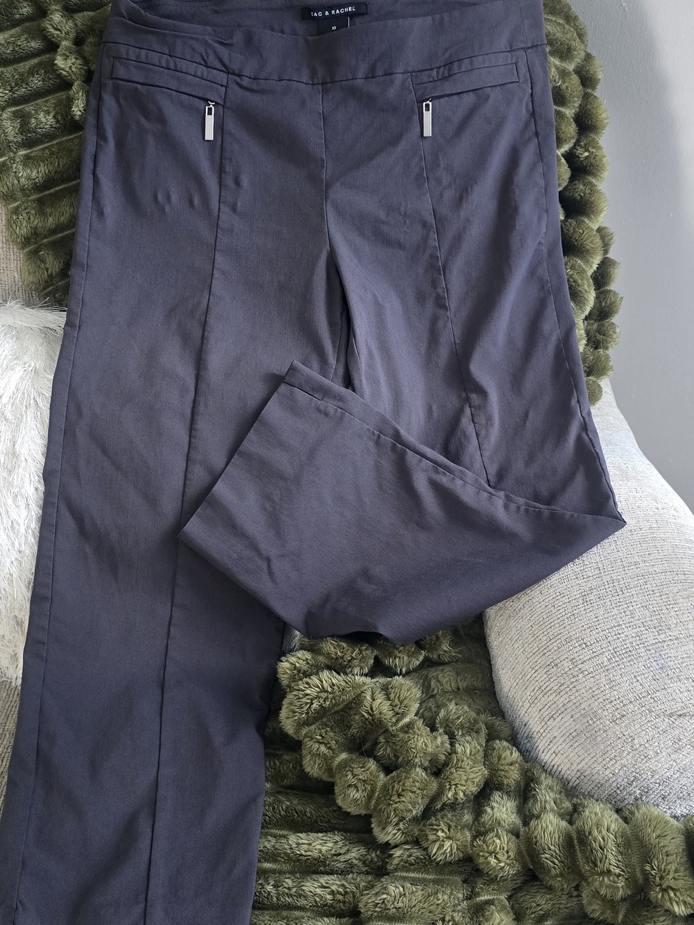 Zac & Rachel Men's Dress Pants in Charcoal Gray